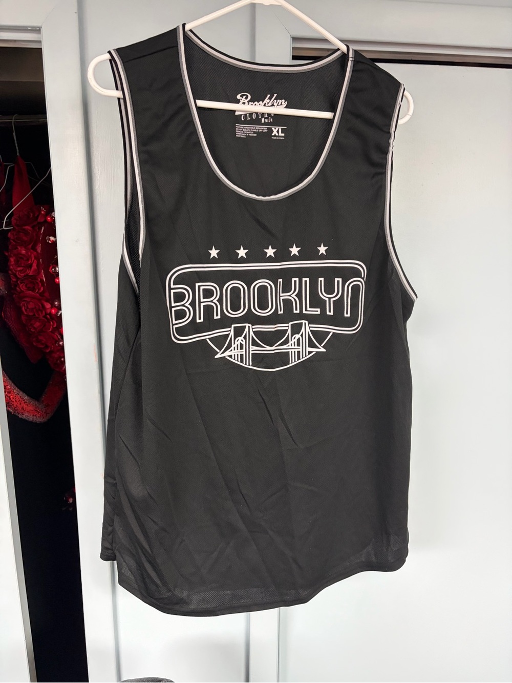 Brooklyn cloth co designer brand NYC sleeveless tank top jersey shirt size XL